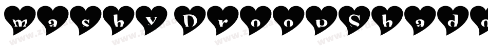 mashy DroopShadow字体转换